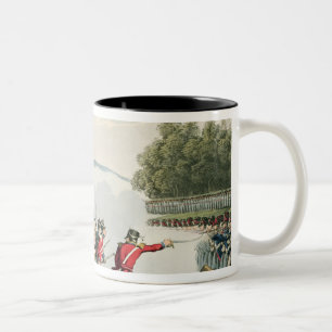 The Battle of Waterloo Decided by the Duke of Well Two-Tone Coffee Mug