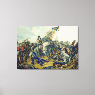 The Battle of Waterloo in 1815, 1831 Canvas Print