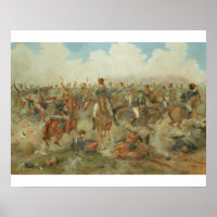 The Battle of Waterloo, June 18th 1815 (w/c on pap