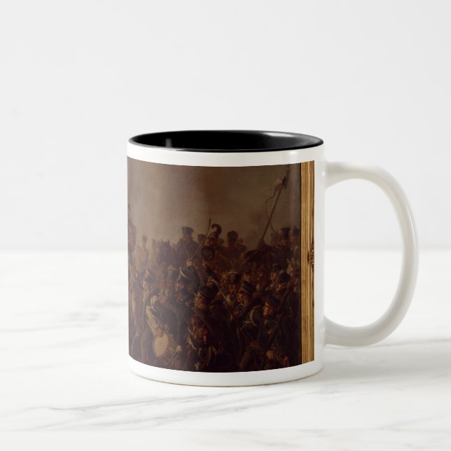 The Battle of Waterloo Two-Tone Coffee Mug (Right)
