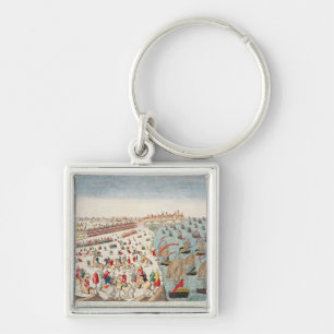 The Battle of Yorktown, 19th October 1781 Key Ring