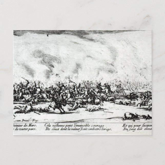The Battle, plate 3 from 'The Miseries Postcard (Front)