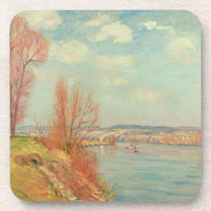 The Bay and the River, 1901 (oil on canvas) Coaster