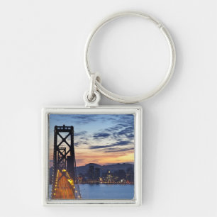 The Bay Bridge from Treasure Island Key Ring