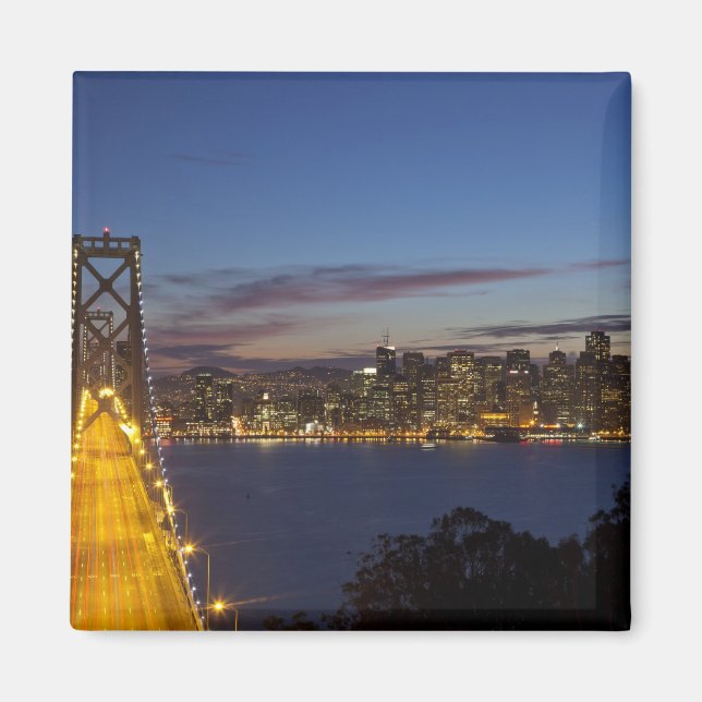 The Bay Bridge from Treasure Island Magnet (Front)