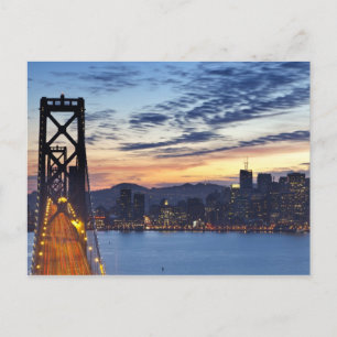 The Bay Bridge from Treasure Island Postcard