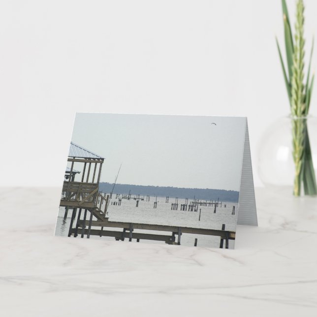 "the bay" greeting card (Front)