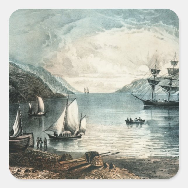 The Bay of Annapolis, c.1880 Square Sticker (Front)