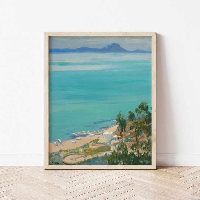 The Bay of Tunis, Morning | Sir John Lavery Poster (Creator Uploaded)