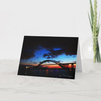 The Bayonne Bridge Note card
