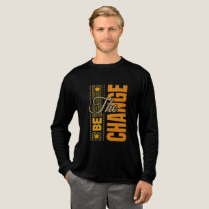 The Be Change – Inspirational Motivational Quote T Tri-Blend Shirt