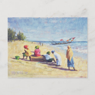 The Beach at Abene Senegal 1997 Postcard