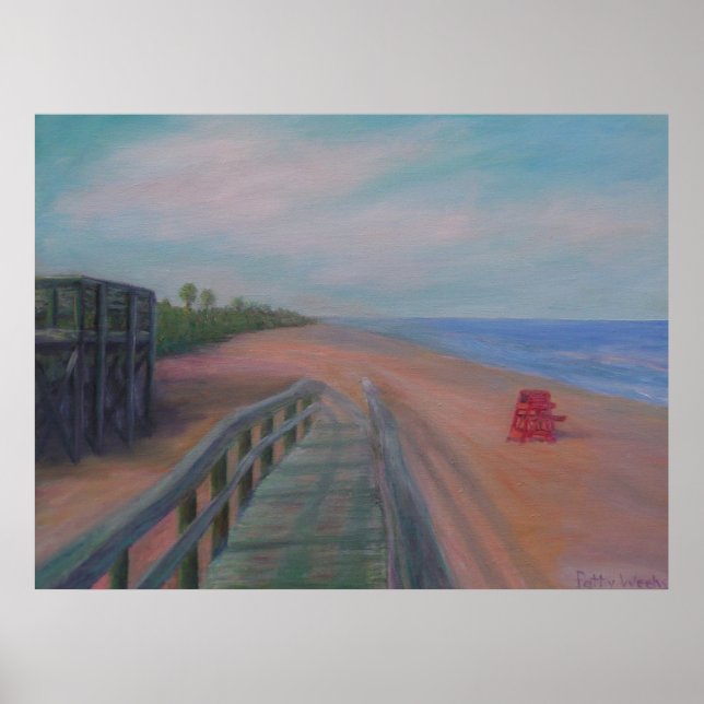 THE BEACH AT FLAGLER BEACH POSTER (Front)