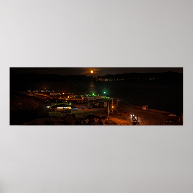 The Beach at Night Poster (Front)
