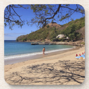 The beach at Pigeon Island National Park Coaster