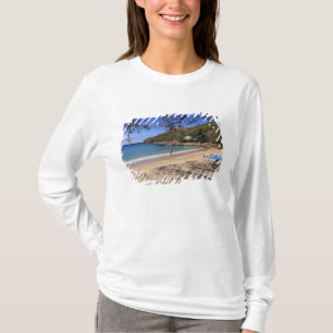 The beach at Pigeon Island National Park T-Shirt