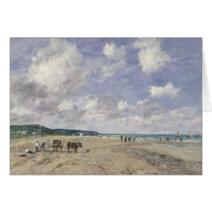 The Beach at Tourgeville, 1893