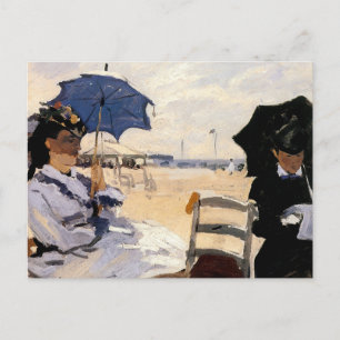 The Beach at Trouville Postcard