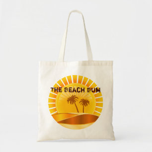 The Beach Bum Tropical Sunburst Tote Bag