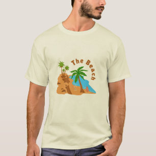 The Beach Classic Cream T-Shirt   Summer Coastal G