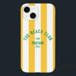 The Beach Club Crest Yellow Cabana Stripe Case-Mate iPhone 14 Case<br><div class="desc">Protect your phone in style with our 'The Beach Club Crest' Yellow Cabana Stripe Case-Mate iPhone 14 Case. Featuring a vibrant yellow cabana stripe design, this durable case offers both flair and functionality, perfect for beach lovers and adventurers. Customise it with your custom year and destination to create a unique...</div>