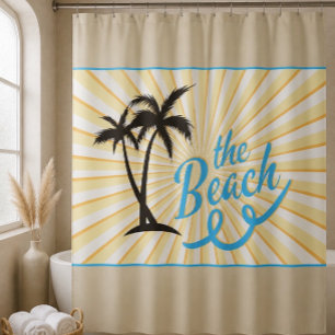 The Beach - Design No 4 Shower Curtain