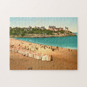 The Beach Dinard France Jigsaw Puzzle