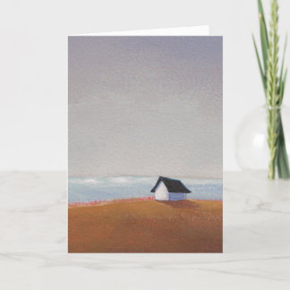 The Beach House - pretty seaside art CUSTOMIZE IT Card