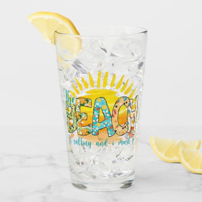 The Beach is Calling and I Must Go Glass (Front Ice)