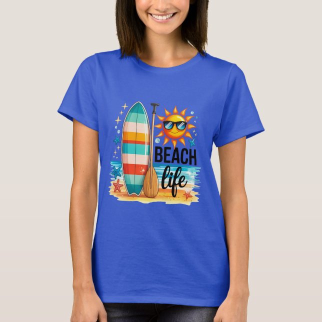The Beach Life  T-Shirt (Front)