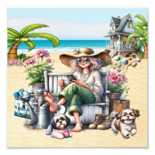 The Beach - My Happy Place Photo Print