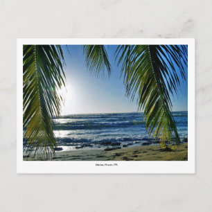 , the beach postcard