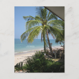 The beach postcard