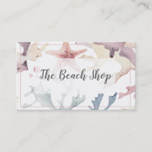 'The Beach Shop' Coastal Business Card