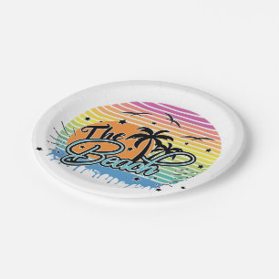 The Beach, Summer 2023 Paper Plate