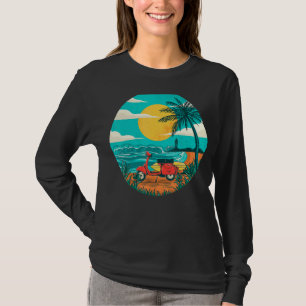 The Beach Summer Life Sun Bike Hippie Style Vacati T-Shirt