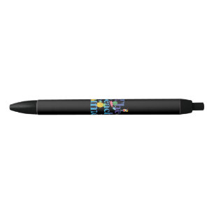 The Beach Time Black Ink Pen