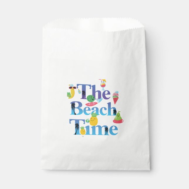 The Beach Time Favour Bags (Front)