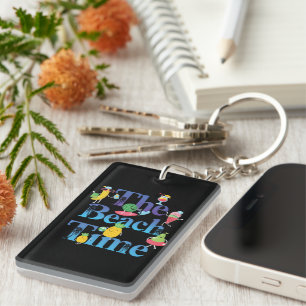 The Beach Time Key Ring
