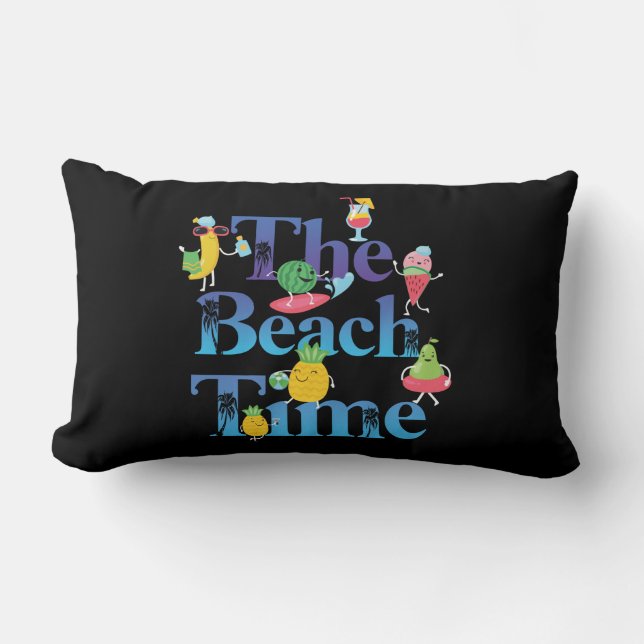 The Beach Time Lumbar Cushion (Front)