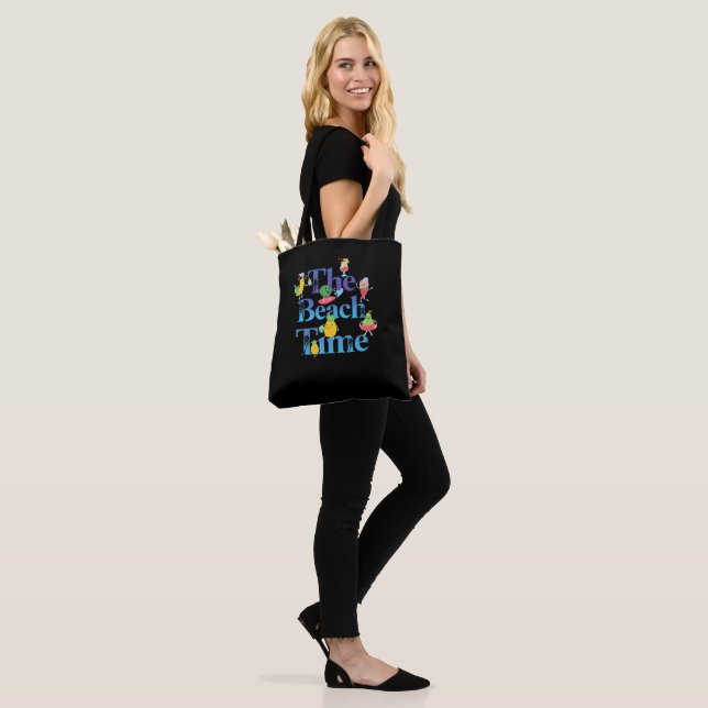 The Beach Time Tote Bag (On Model)