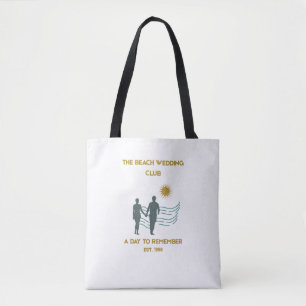 The Beach Wedding Club Ocean Luxury Tote Bag