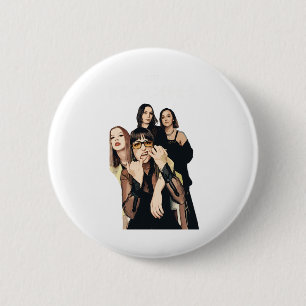 The Beache's Band Artwork Sticker  6 Cm Round Badge