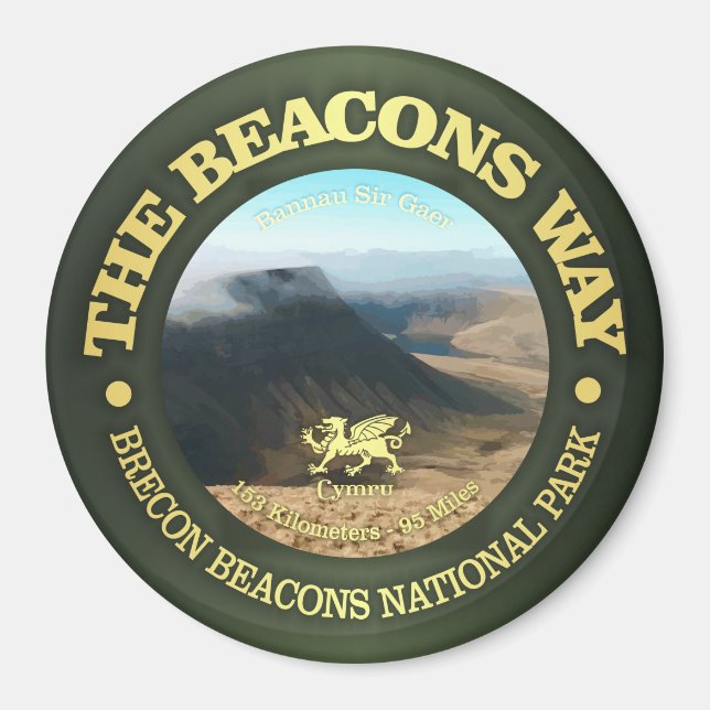 The Beacons Way Magnet (Front)