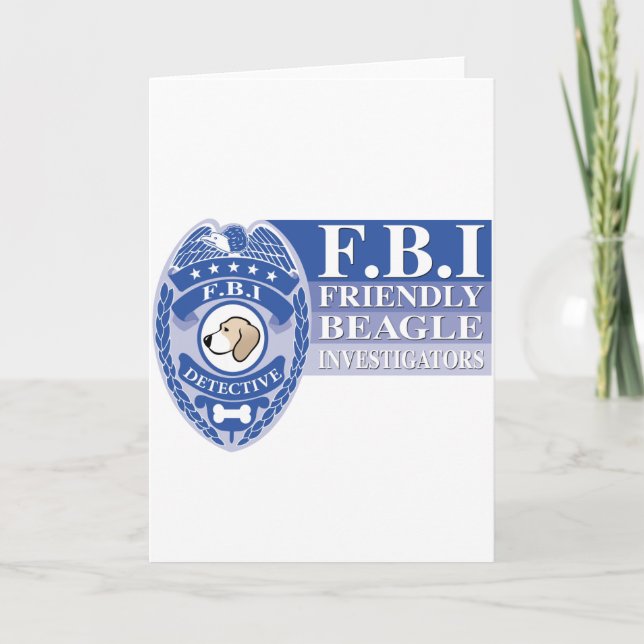 The Beagle Nose Holiday Card (Front)