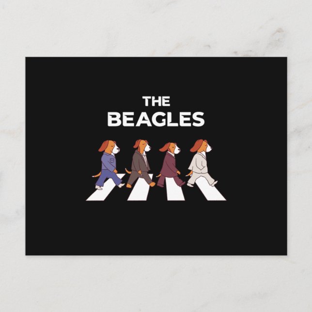 The Beagles Dog Owner Breed Puppy Pet Dogs Gift Postcard (Front)