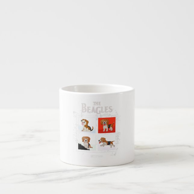 The Beagles Let It Bea Funny And Cute For Beagle Espresso Cup (Front)