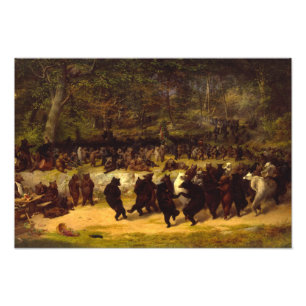 The Bear Dance, 1870 by William Holbrook Beard Photo Print