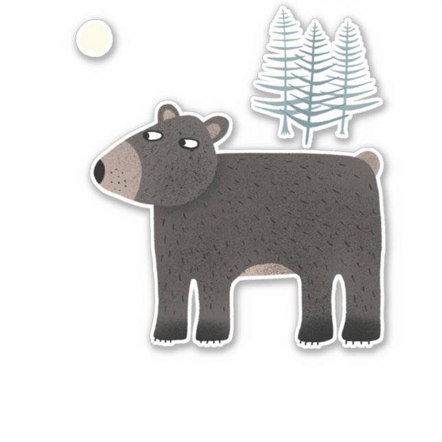 The Bear the Trees and the Moon (Front)