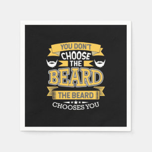 The Beard Chooses You Napkin